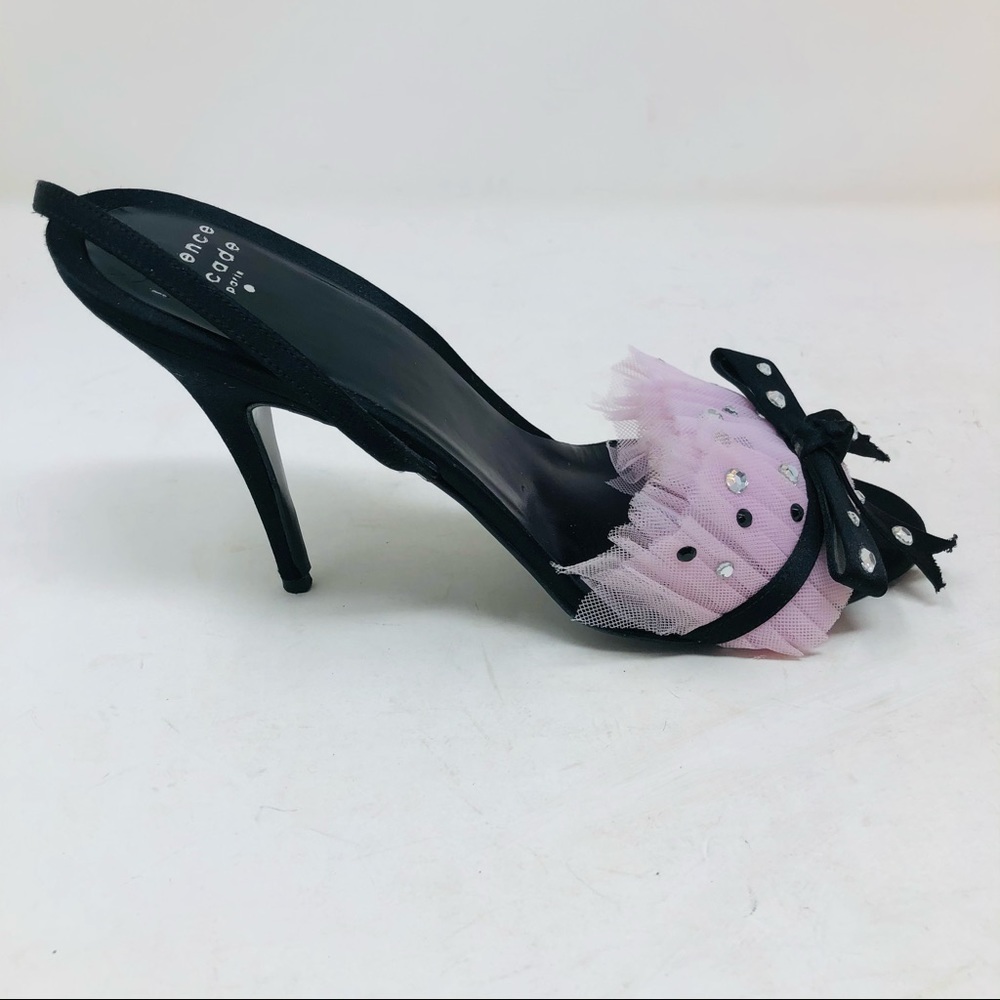 Laurence Dacade Rhinestone Ruffled Bow pumps - Picture 3 of 8